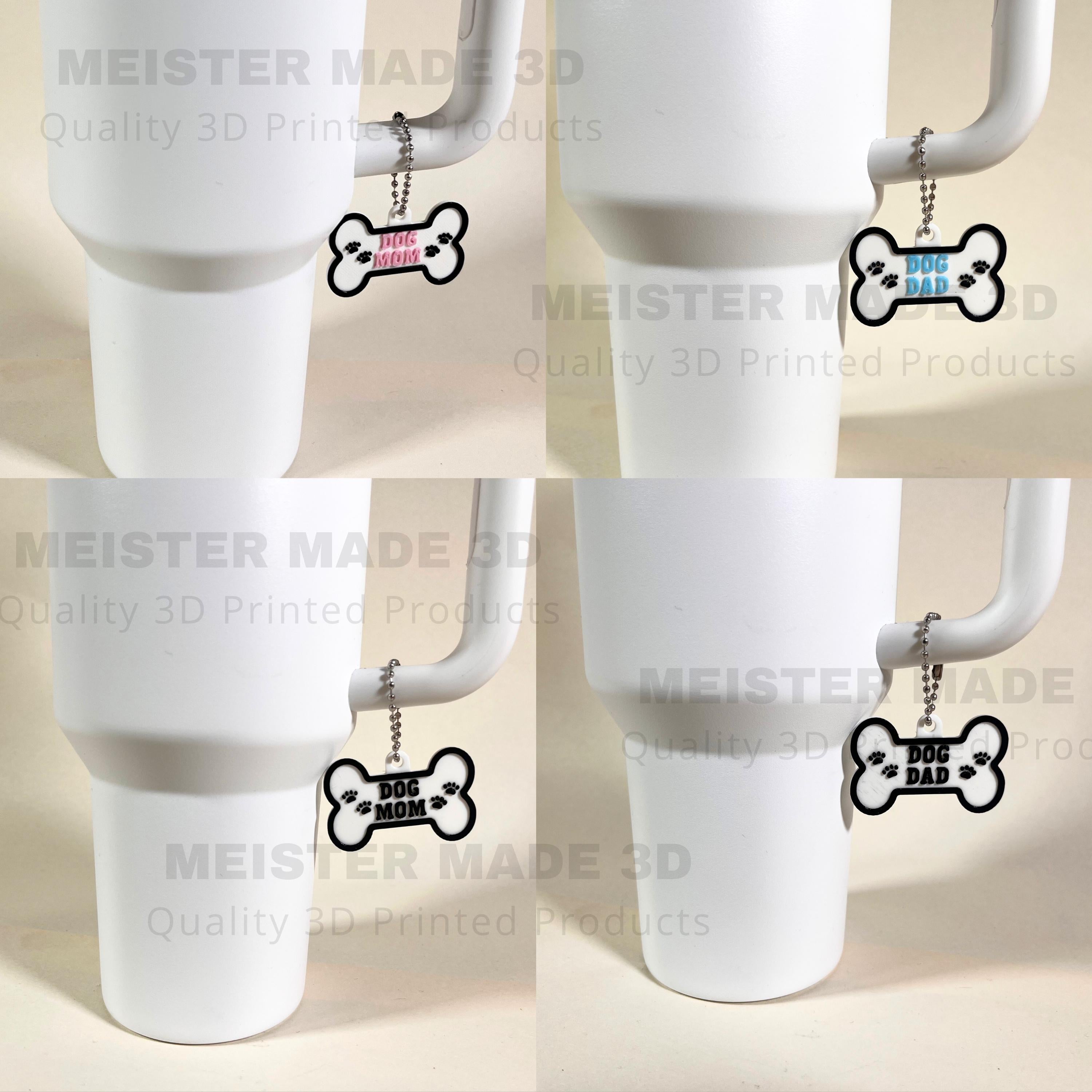 Dog Mom/Dog Dad Keychain