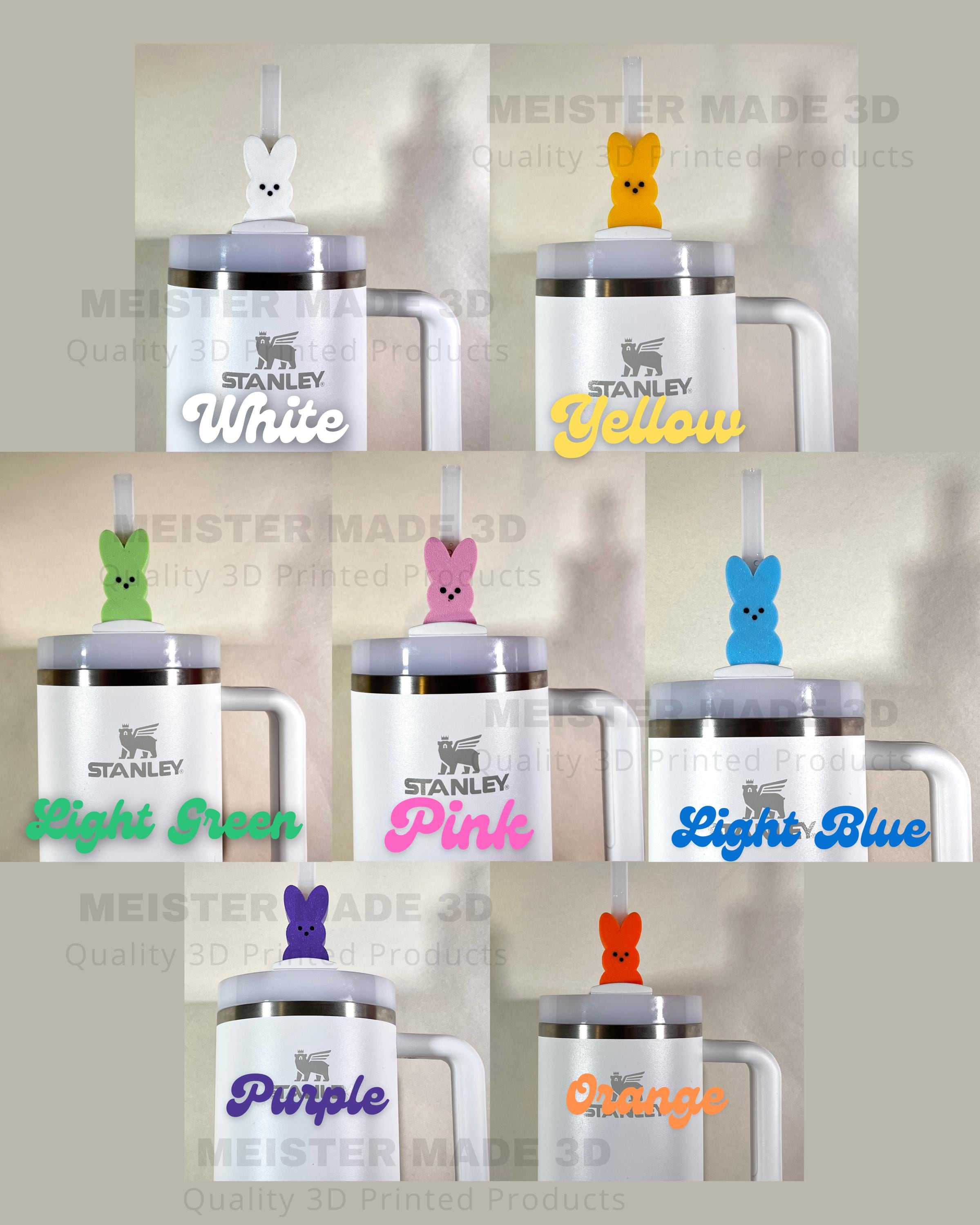 Peep, Stanley Straw Buddy, Straw topper, Easter, Stanley Accessories, trending stanley, Christmas gifts, tumbler accessories, holiday gifts
