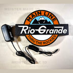 Rio Grande LED Illuminated Train Sign