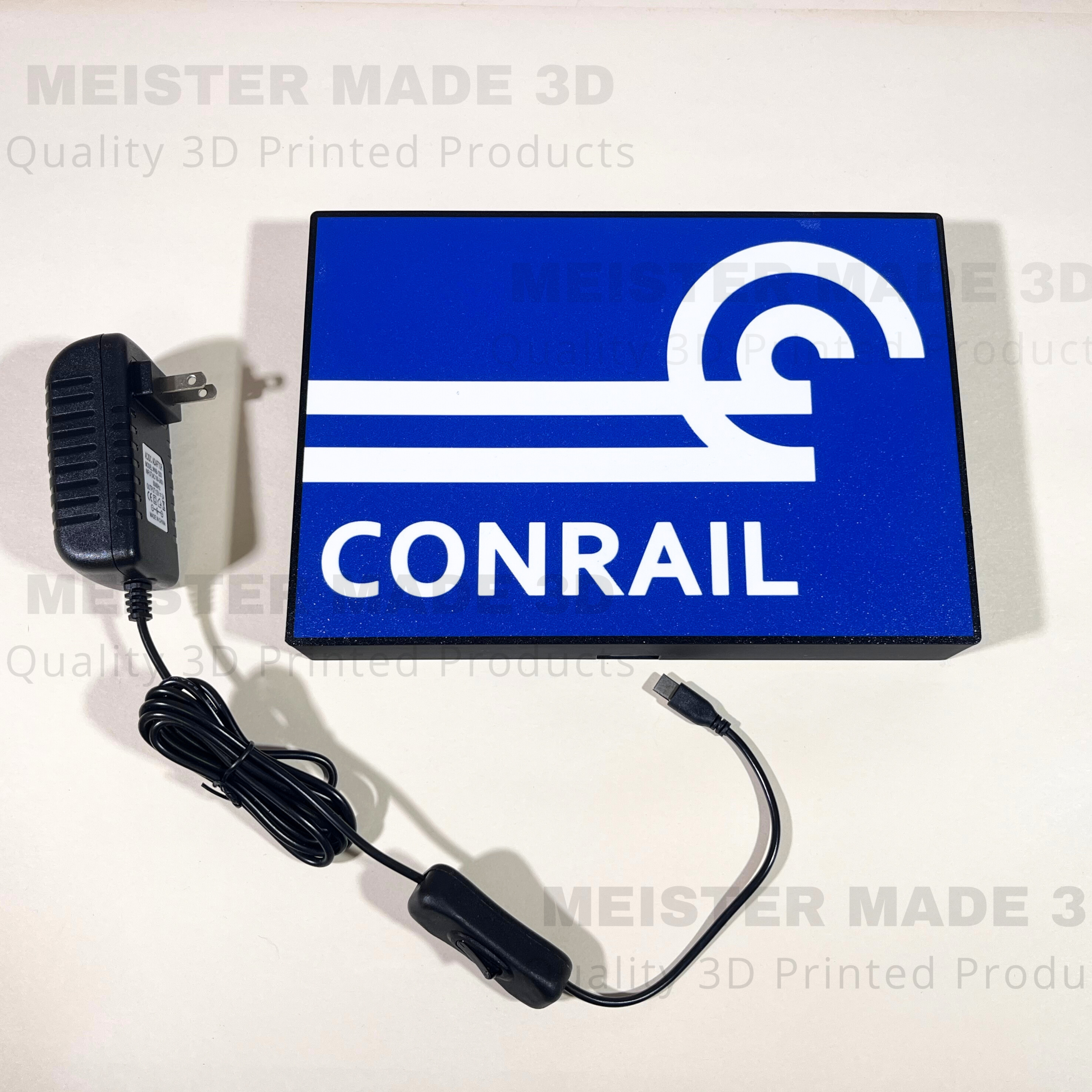 Conrail LED Illuminated Train Sign