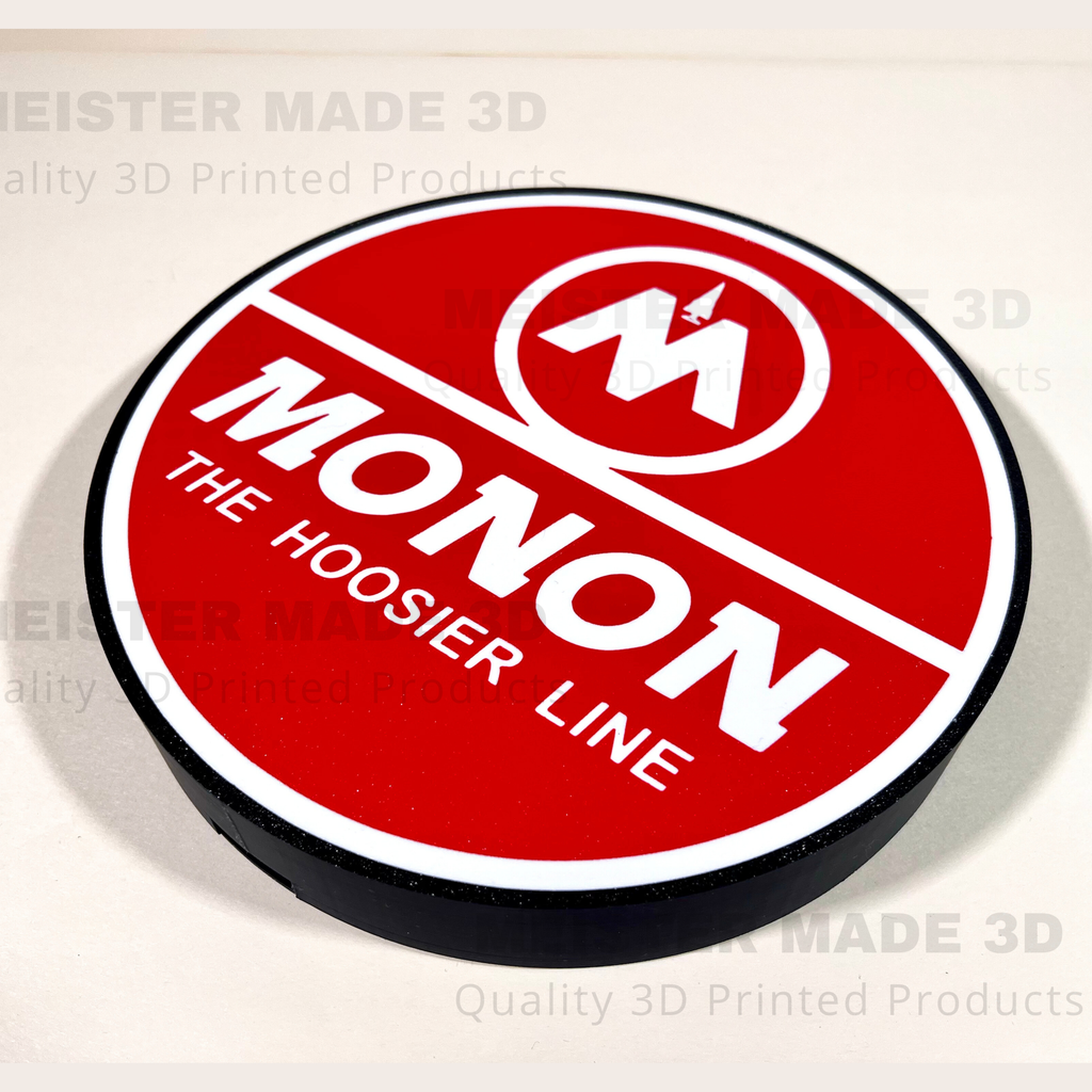 Monon LED Illuminated Train Sign