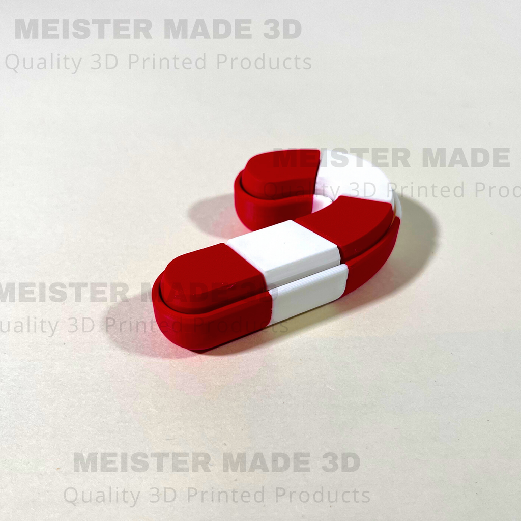 Candy Cane Fidget Clicker