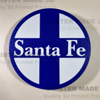 Santa Fe LED Illuminated Train Sign