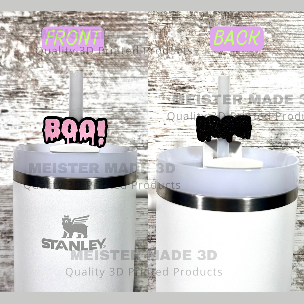 BOO Stanley Tumbler Straw Buddy/Straw Topper available in multiple colors