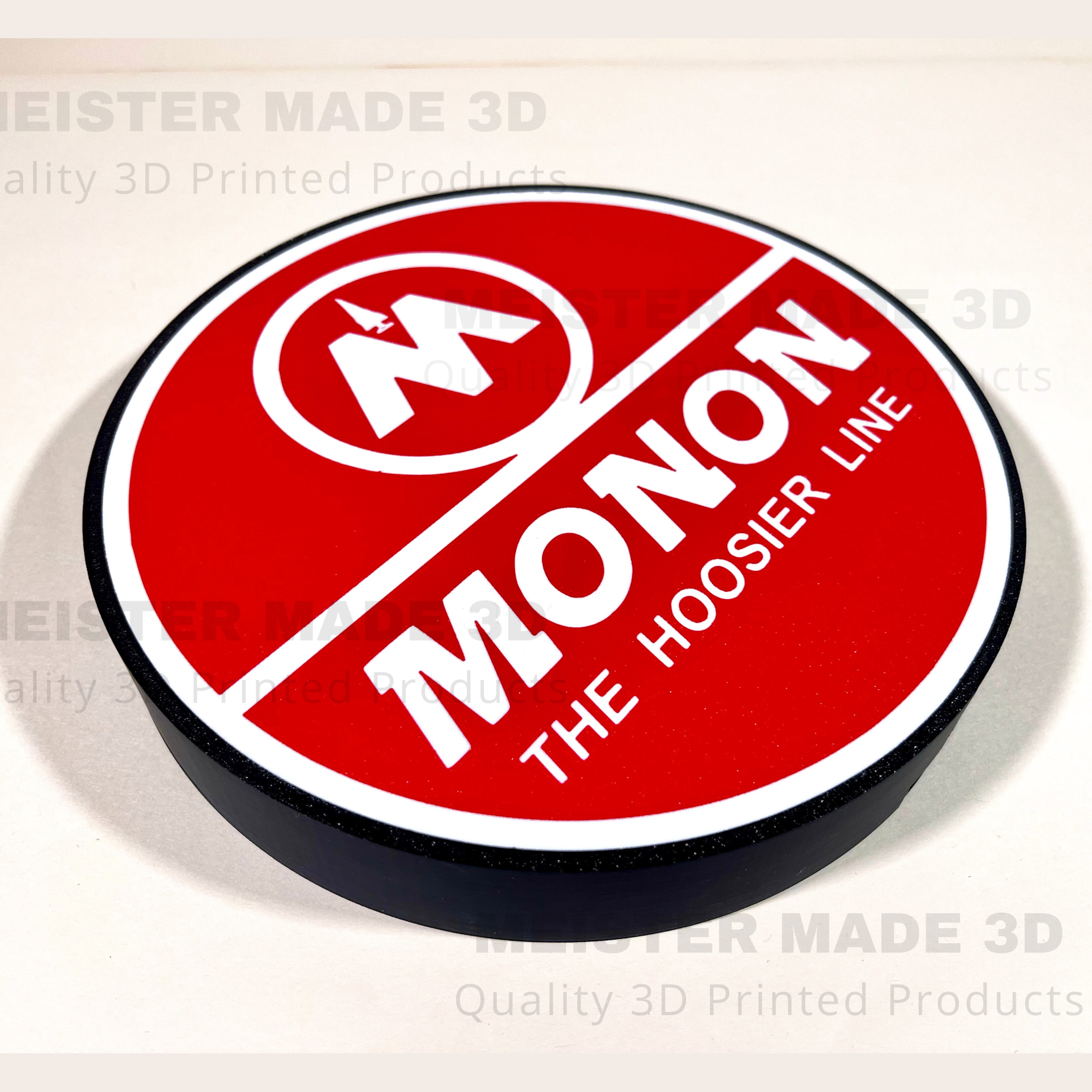 Monon LED Illuminated Train Sign