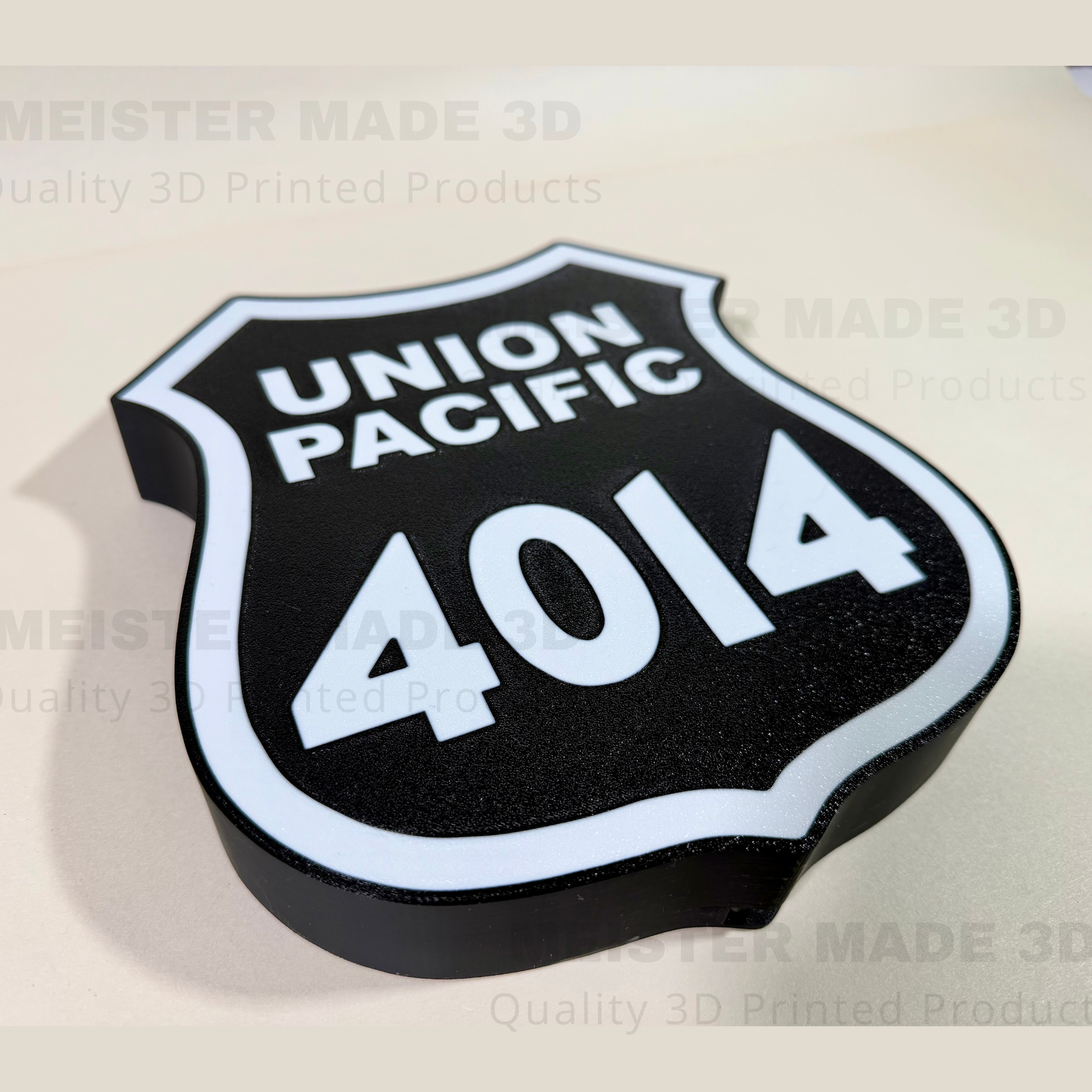Union Pacific Big Boy 4014 Shield LED Illuminated Train Sign