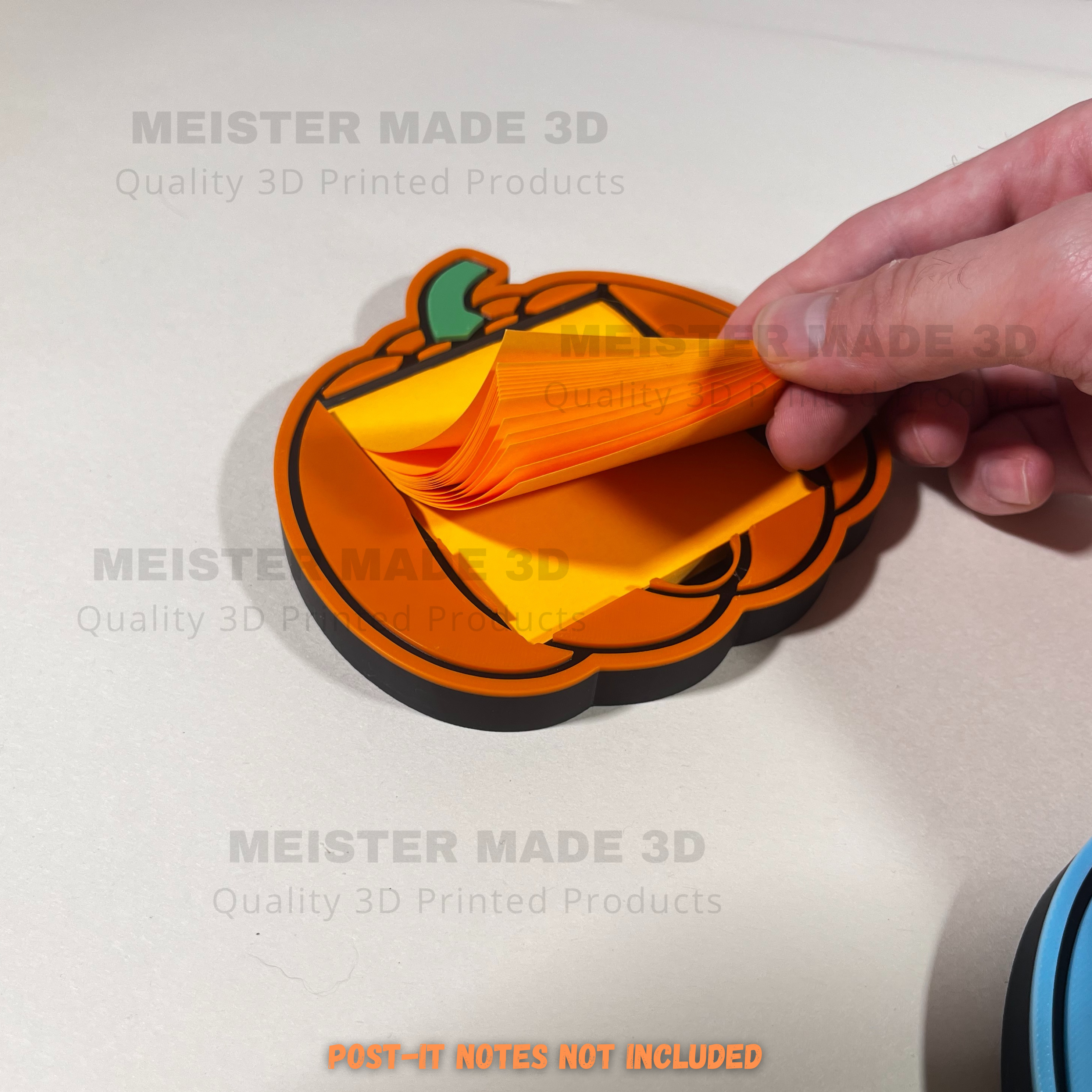 Pumpkin Post-It Note Holder Available in Multiple Colors