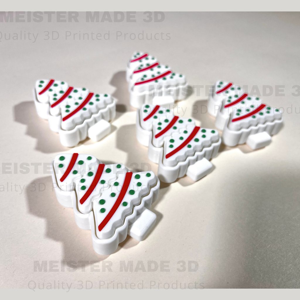 Little Debbie Christmas Tree Inspired Fidget Clicker
