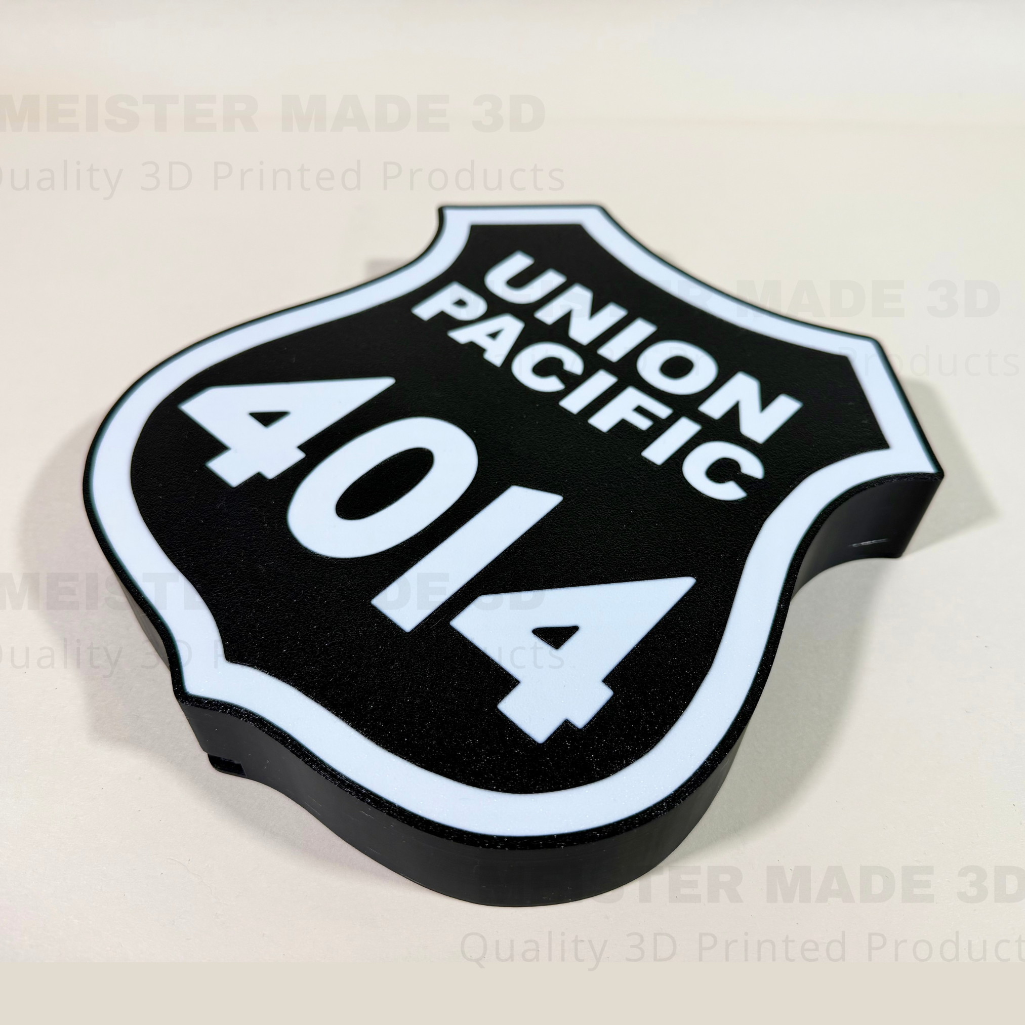 Union Pacific Big Boy 4014 Shield LED Illuminated Train Sign