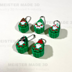 Christmas Gnome Fidget Clicker Keychain