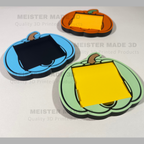 Pumpkin Post-It Note Holder Available in Multiple Colors
