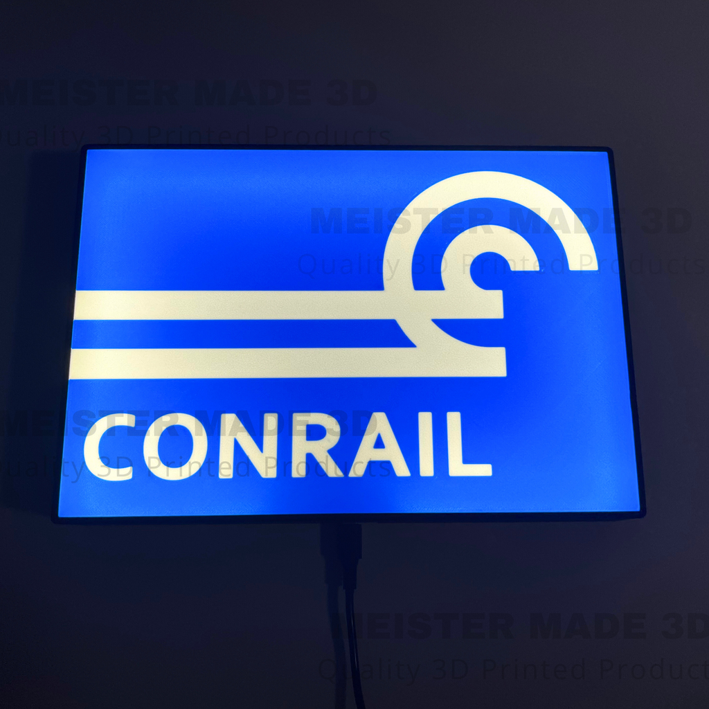 Conrail LED Illuminated Train Sign