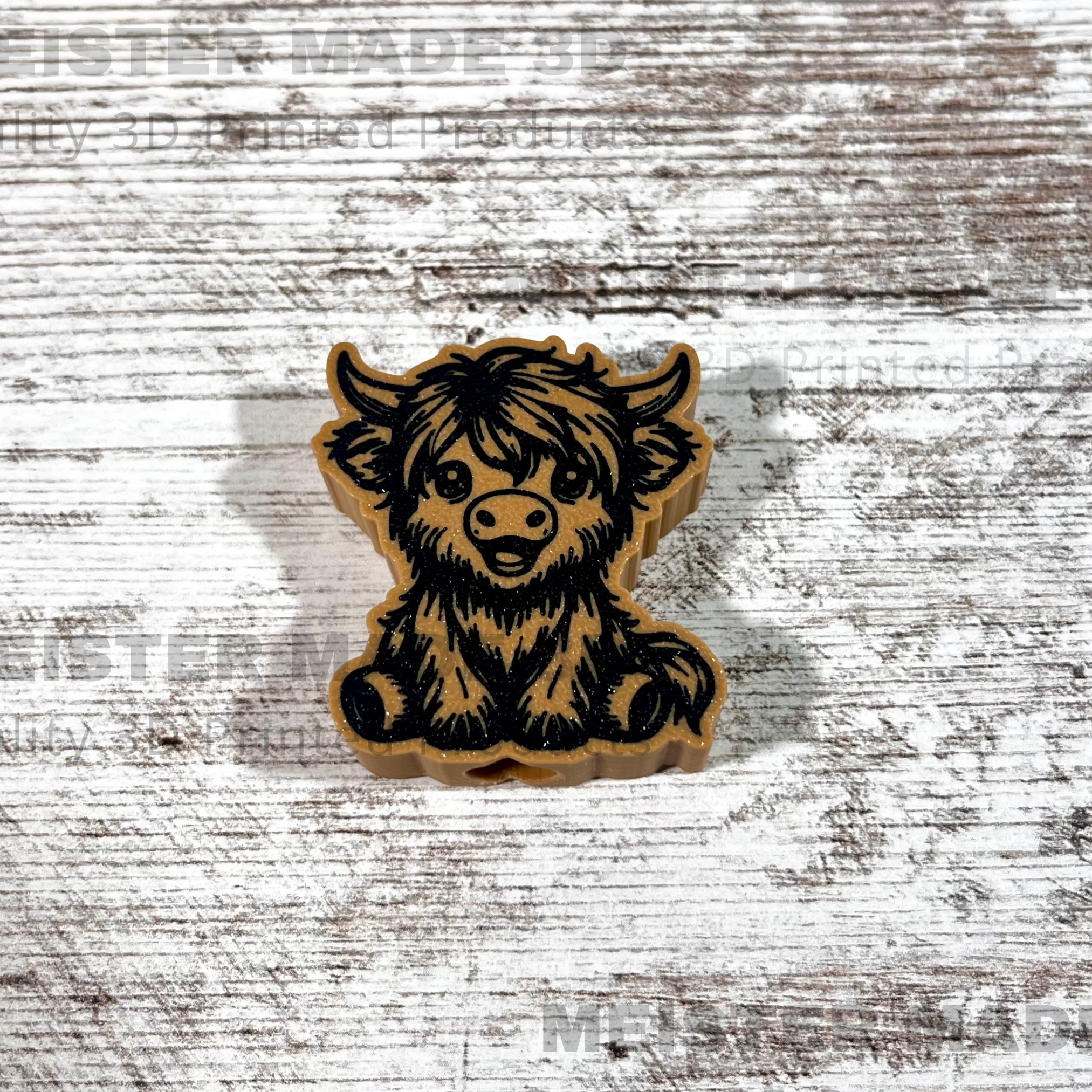 Highland Cow Stanley Tumbler Straw Buddy/Straw Topper available in multiple colors