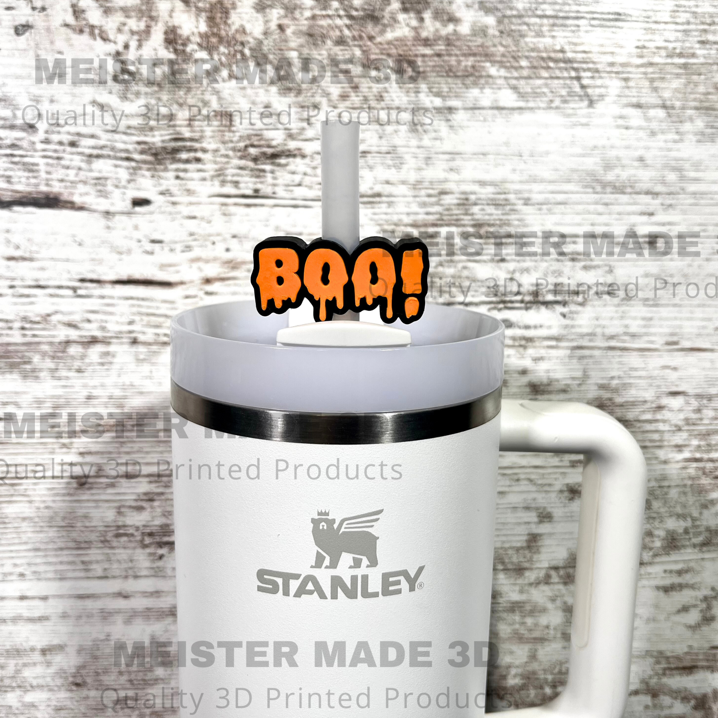 BOO Stanley Tumbler Straw Buddy/Straw Topper available in multiple colors
