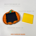 Pumpkin Post-It Note Holder Available in Multiple Colors
