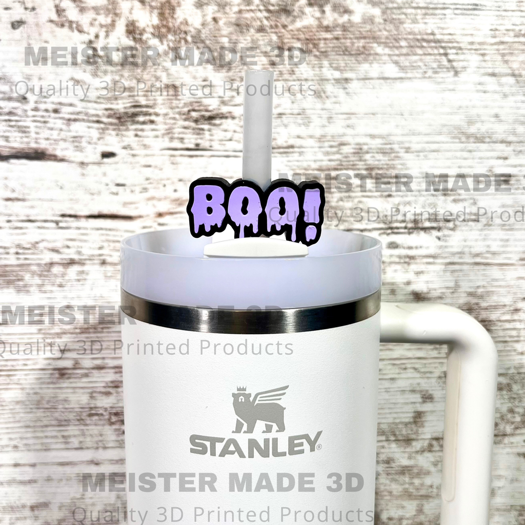 BOO Stanley Tumbler Straw Buddy/Straw Topper available in multiple colors