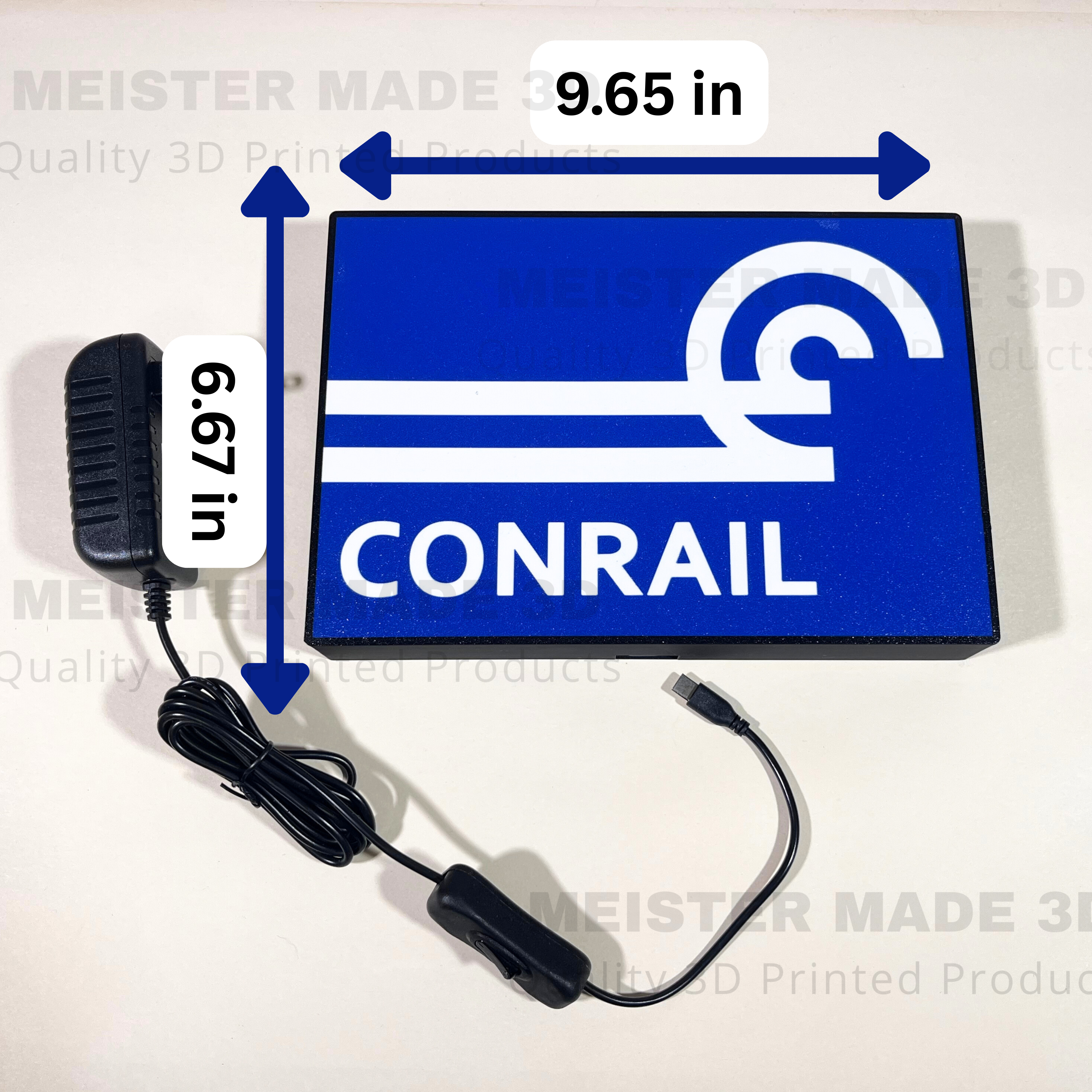 Conrail LED Illuminated Train Sign
