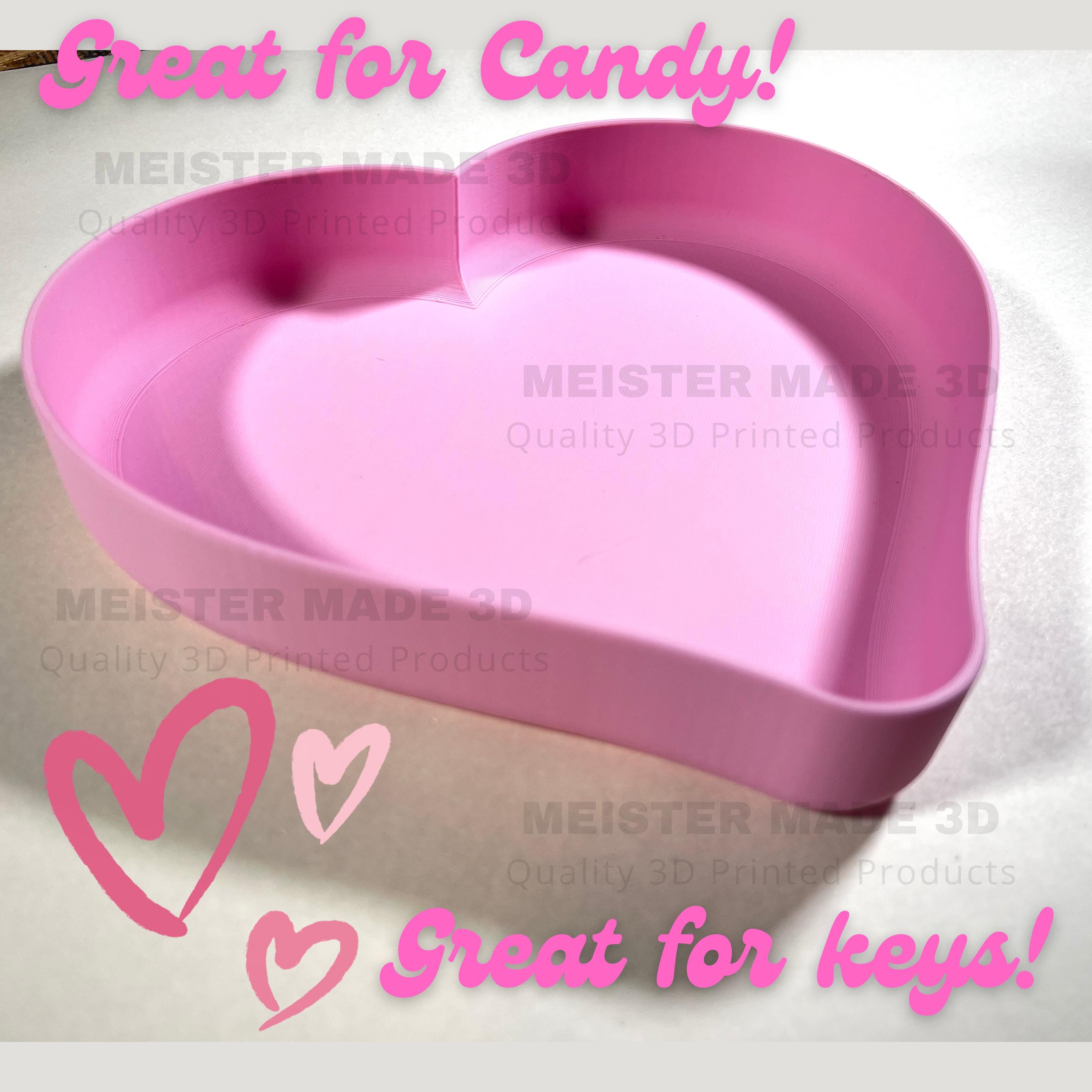 Heart Shaped Dish, Valentines day, Valentines gifts, fidget clickers, ADHD, decorative, gifts for her, romantic, gift display, key holders