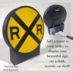 Alaska light up sign, train gifts, railroad collector, railroad sign, light up train sign, model railroad gift, illuminated signs, LED sign