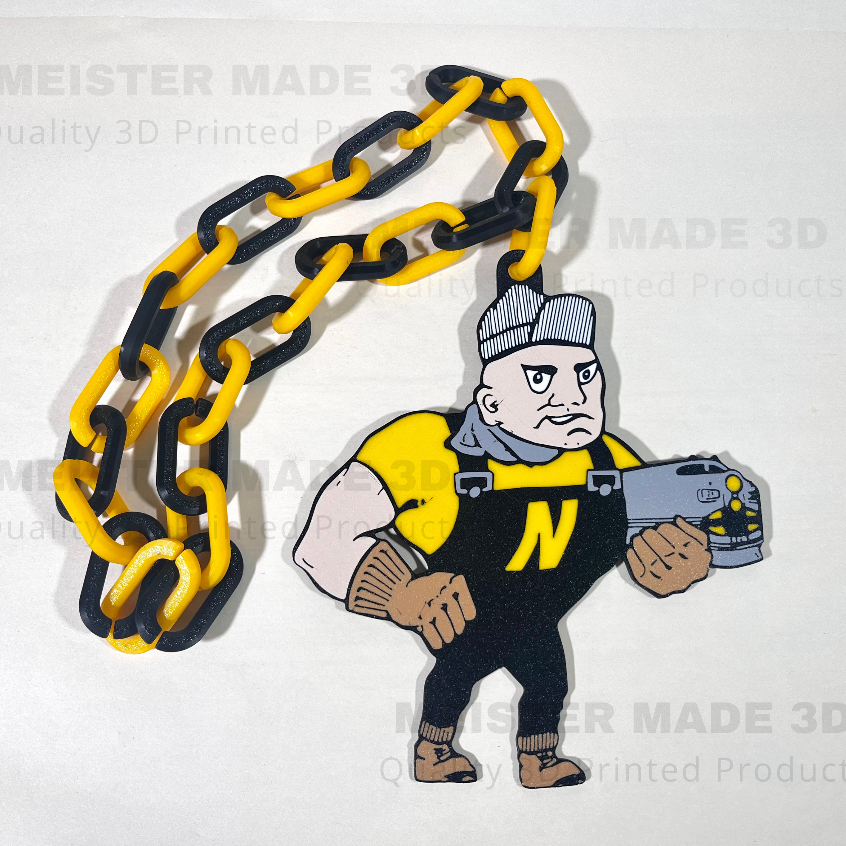 NHS Oversized Hype Chain Turnover Chain, Newton High School Railer accessories and gifts, spirit wear, turnover chain