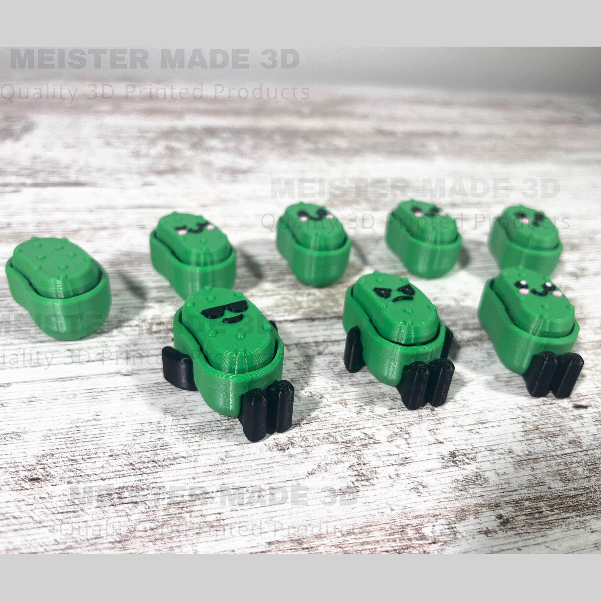 Pickle Fidget Clickers, Desktop and Keychains, Sensory Toy, Autism, ADHD, Stress, Anxiety Relief, ASMR, cute fidget toys, customizable toys