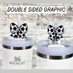 Soccer Bow Stanley Straw Buddy, Stanley Accessories, Straw Topper