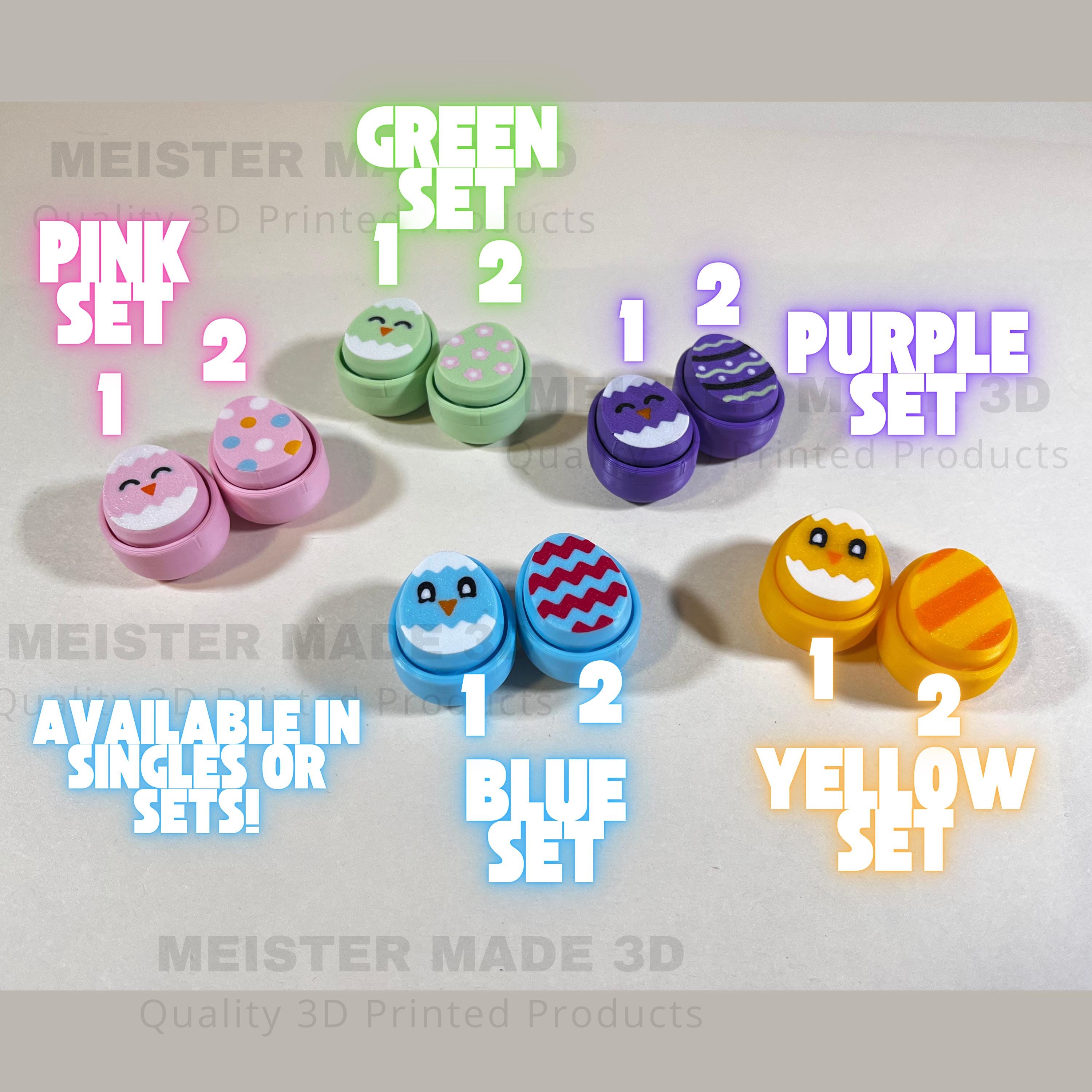 Easter Egg Fidget Clicker Keychain, Sensory Toy, ADHD, Stress, Anxiety Relief, Mechanical Key, ASMR, Easter accessories, cute easter gifts