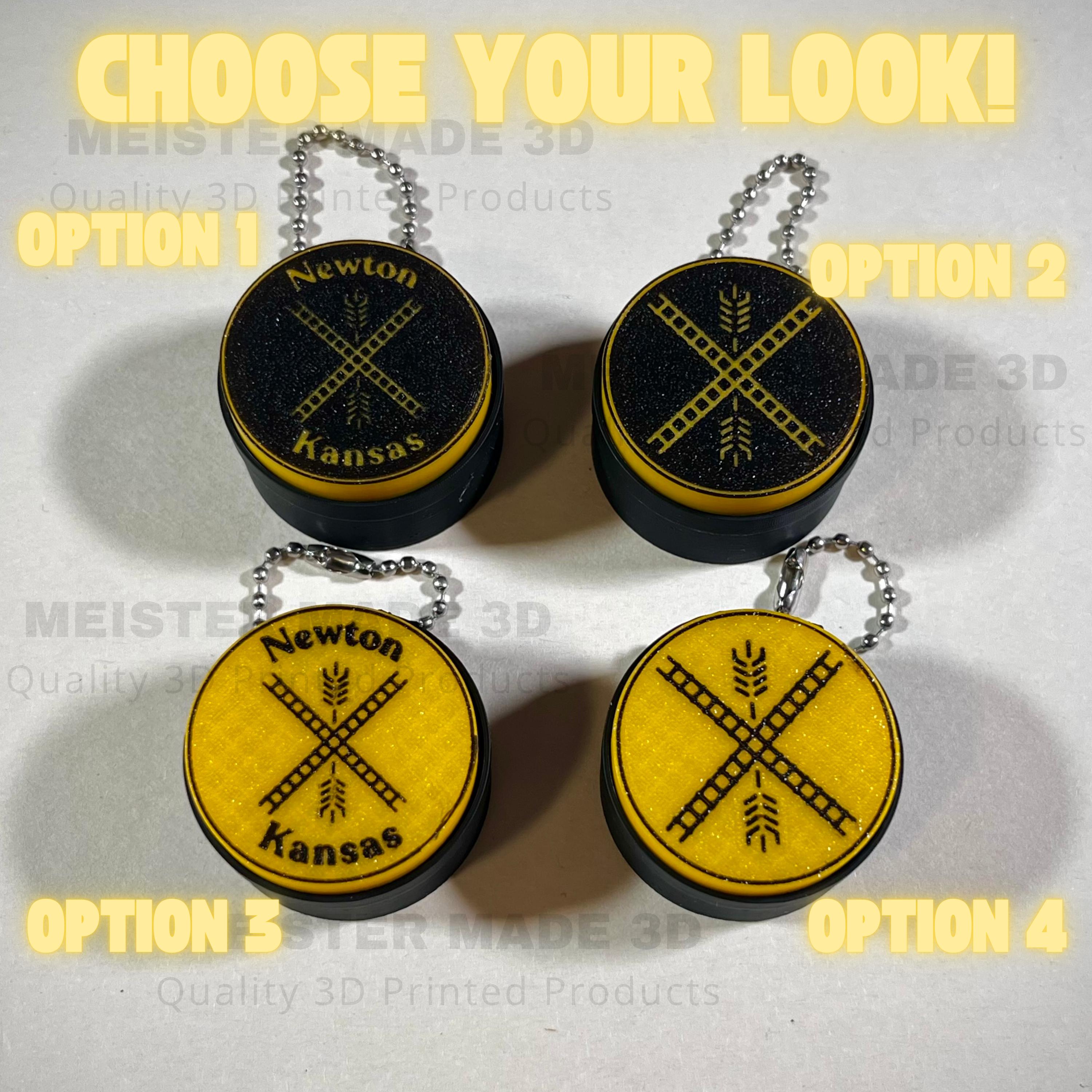 Newton Kansas Fidget clicker keychain, Stanley accessories, ASMR, ADHD toys, Sensory Toy, Stress relief toys, Anxiety relief toys, sensory