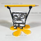DoodleBob Character Funny Gift Idea | pencil holder, doodle bob, pen holder, 3d art, unique gift, 3d printed, nostalgic, Me Hoy Minoy