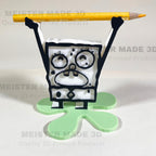 DoodleBob Character Funny Gift Idea | pencil holder, doodle bob, pen holder, 3d art, unique gift, 3d printed, nostalgic, Me Hoy Minoy