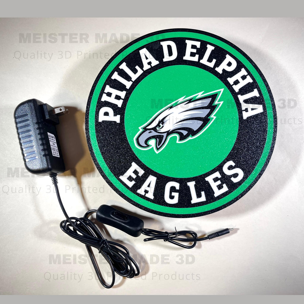 Eagle, Light Up Sign, Football, Philadelphia, LED Sign, gift for football lover, illuminated sign, sports gifts, trending sports gifts