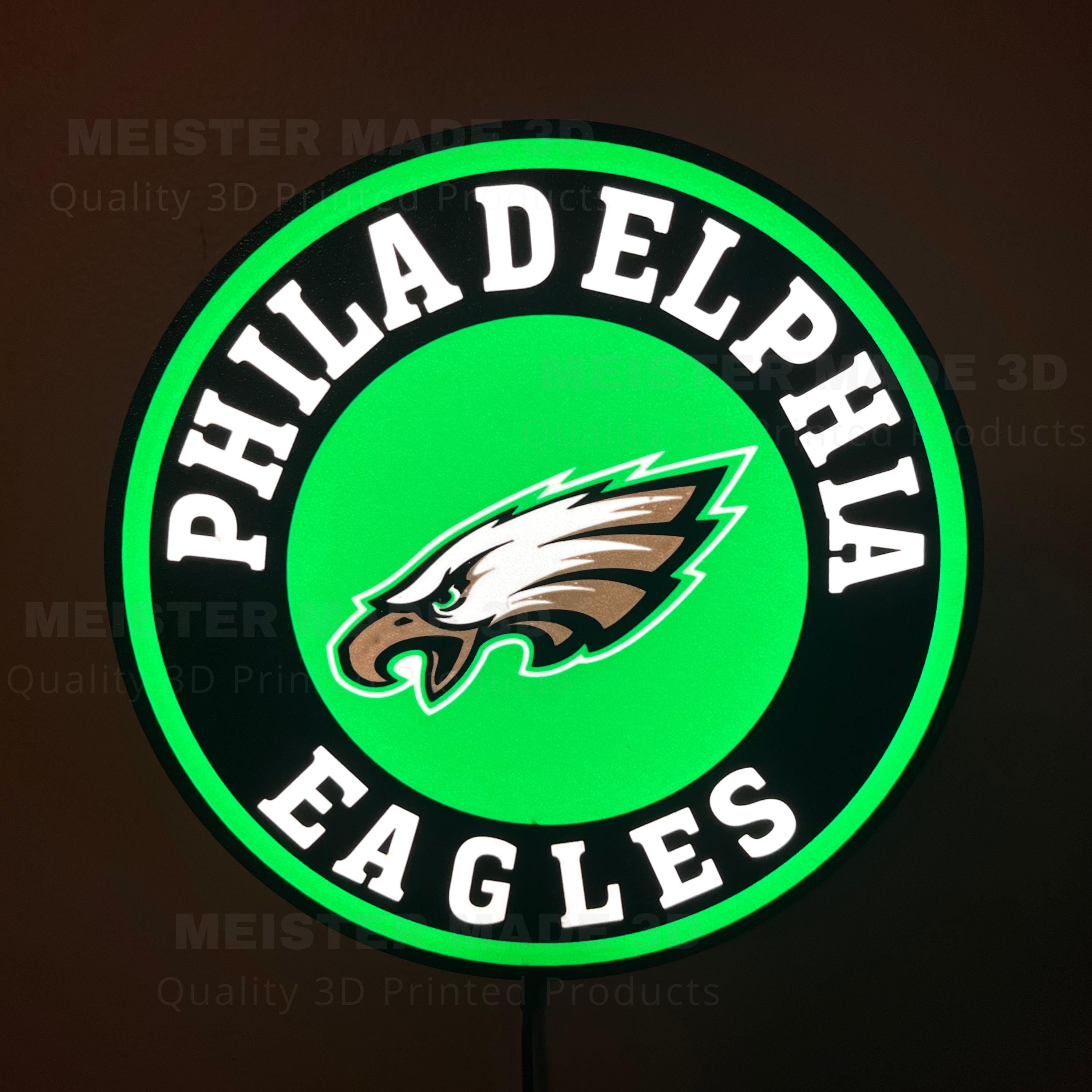 Eagle, Light Up Sign, Football, Philadelphia, LED Sign, gift for football lover, illuminated sign, sports gifts, trending sports gifts