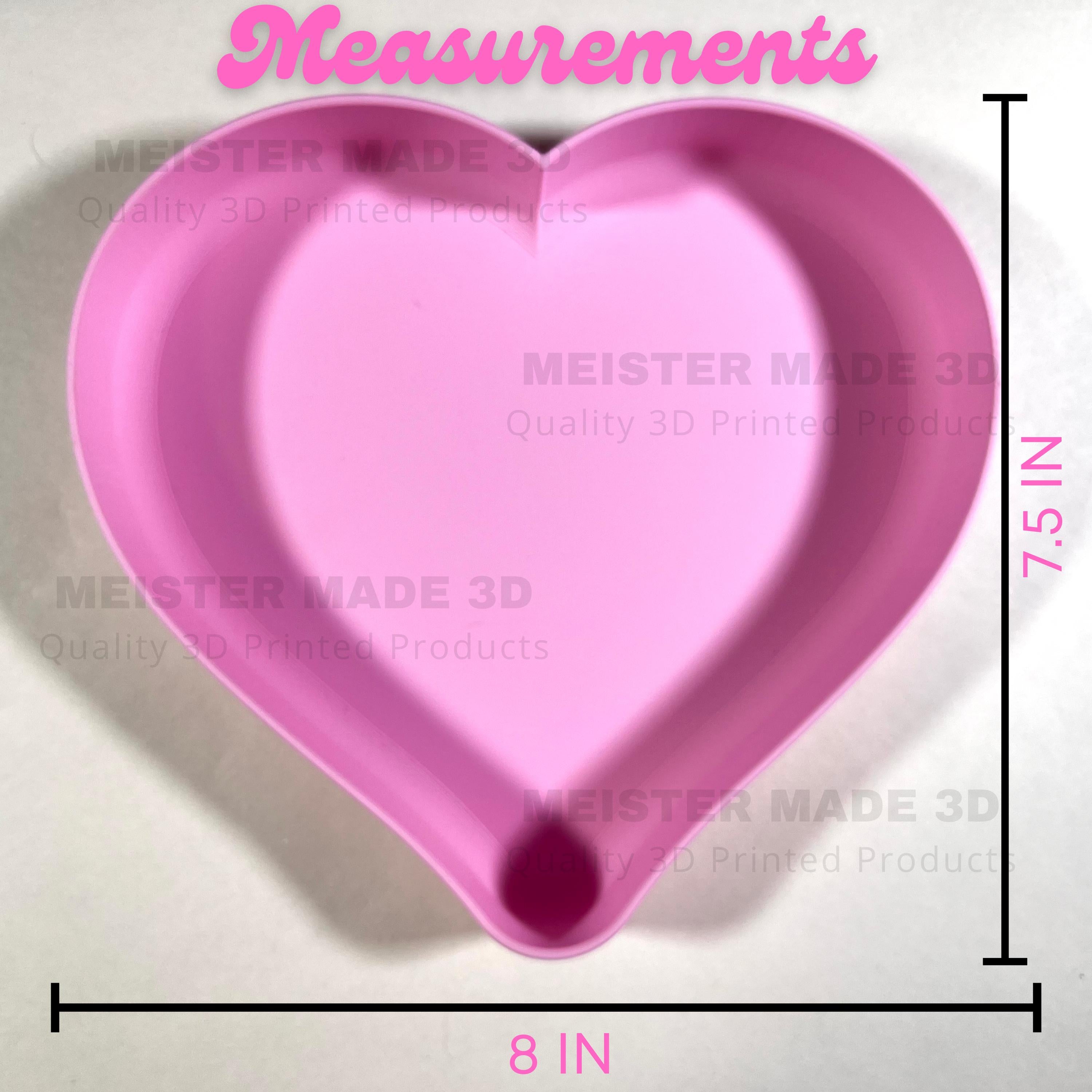 Heart Shaped Dish, Valentines day, Valentines gifts, fidget clickers, ADHD, decorative, gifts for her, romantic, gift display, key holders