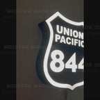 Union Pacific 844 Shield LED Illuminated Train Sign