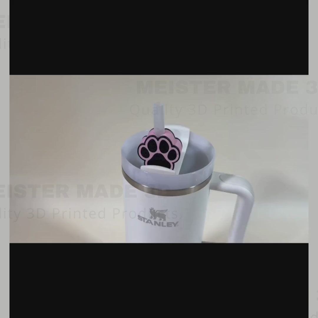 Dog Paw Stanley Straw Buddy - 20, 30, 40oz Tumbers
