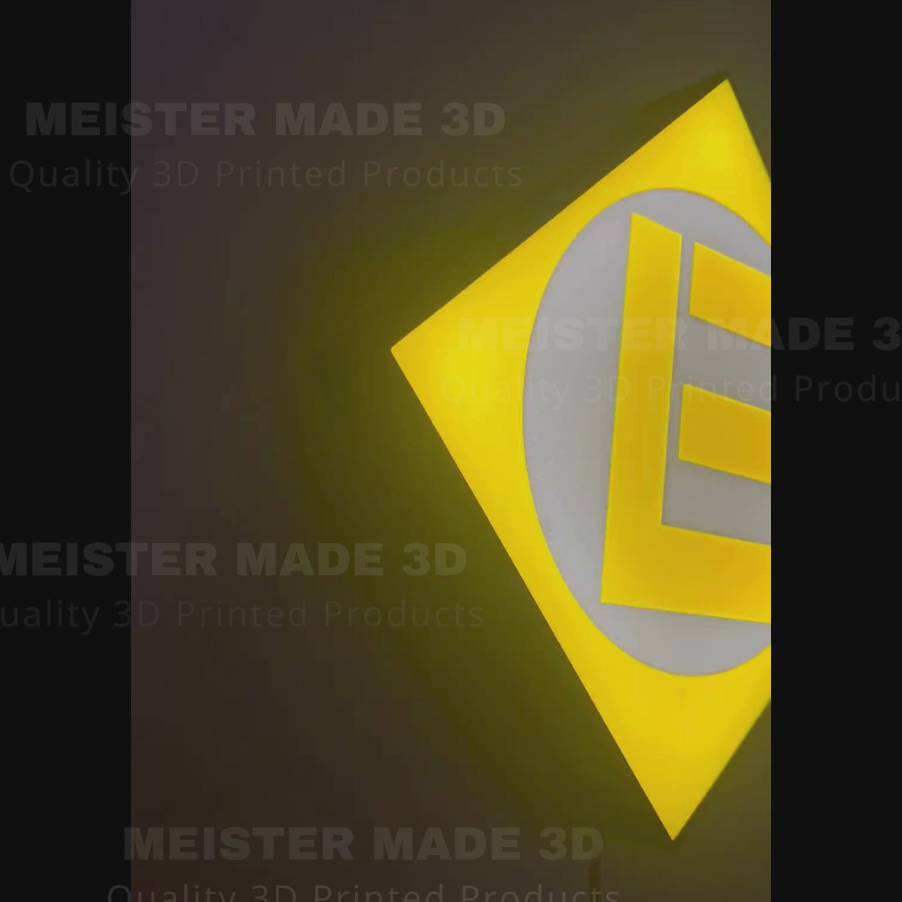 Erie LED Illuminated Train Sign