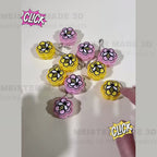 Bumble Bee Fidget Clicker Keychain