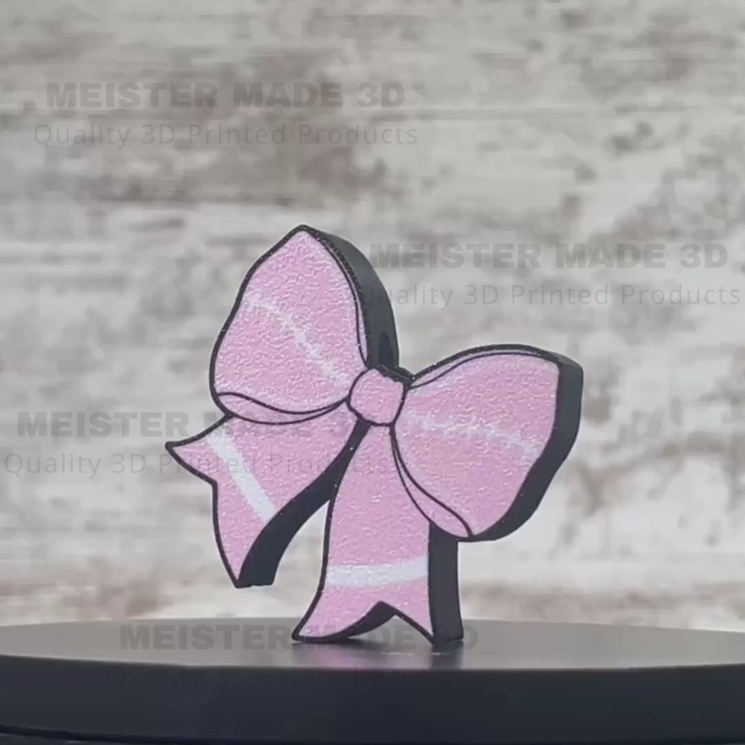 Pink Out Football Bow Stanley Straw Buddy, 20,30,40oz tumblers