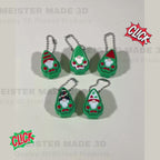 Christmas Gnome Fidget Clicker Keychain