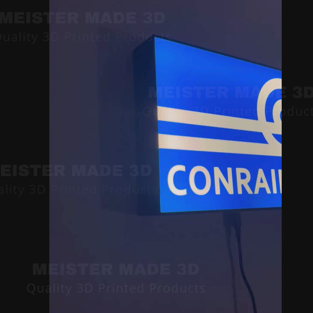 Conrail LED Illuminated Train Sign